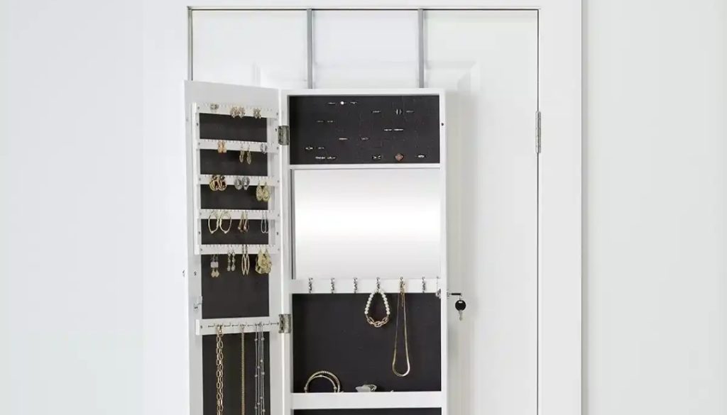 Over-the-Door Jewelry Organizers - 10 Necklace Storage Ideas To Keep Your Jewelry Safe And Organized