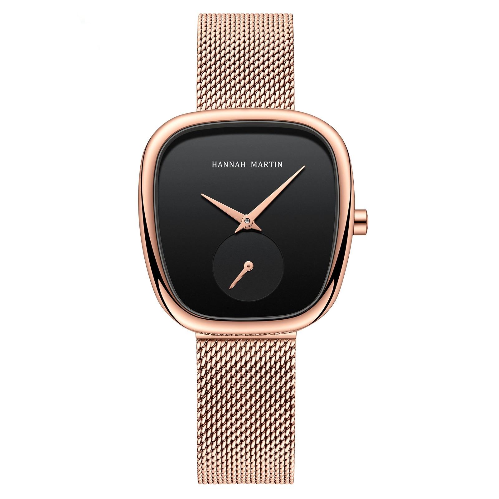 An elegant women's Elegant Bracelet Wristwatch For Women with black dial.