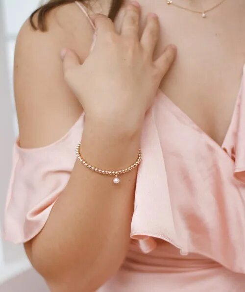 Bracelets - What Jewelry To Wear With A Blush Pink Dress
