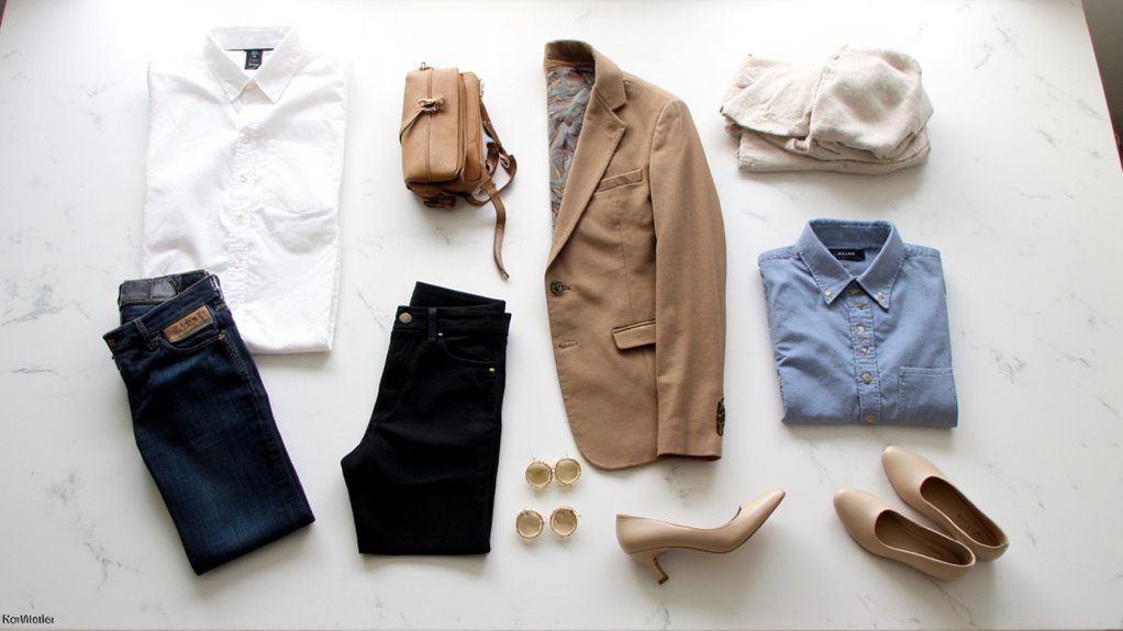 versatile outfits from staples